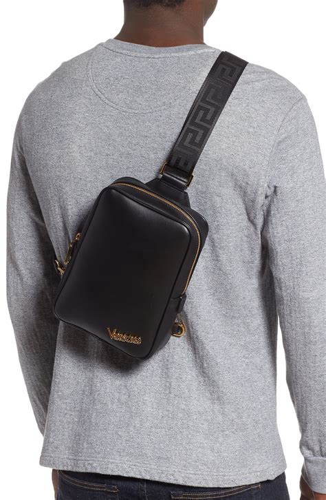 versace side bag mens|Versace handbags for men.